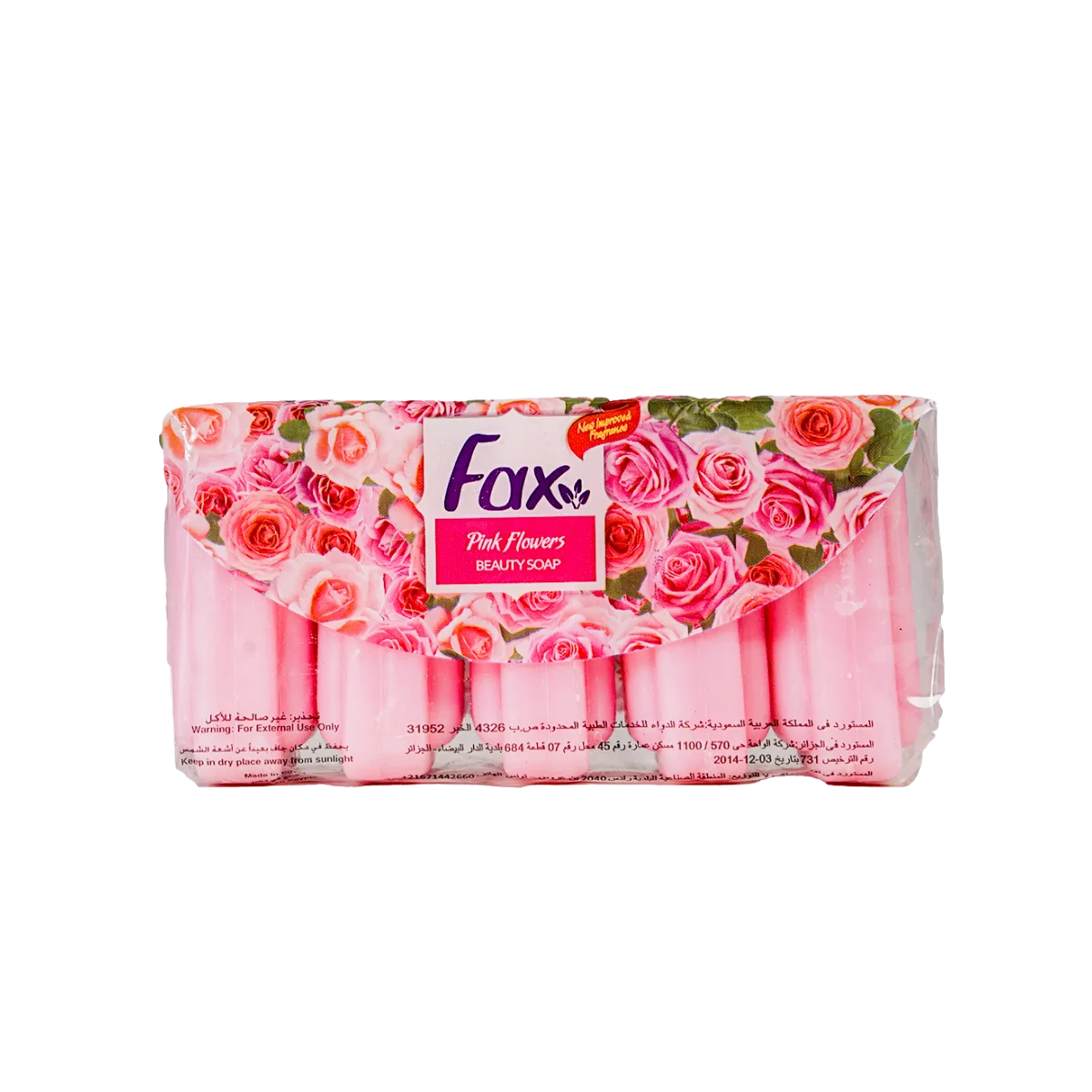 Savon Fax Ecopack 60 g – Fleurs Roses