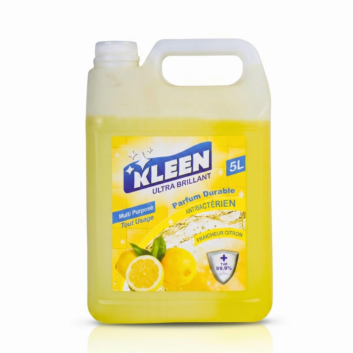 KLEEN Tout Usage Fraicheur Citron Antibacterien 5L Ct/ 4