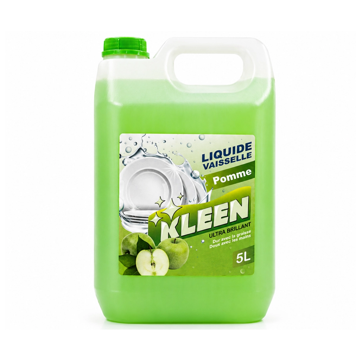 KLEEN Liquide Vaisselle Pomme 5L Ct/4