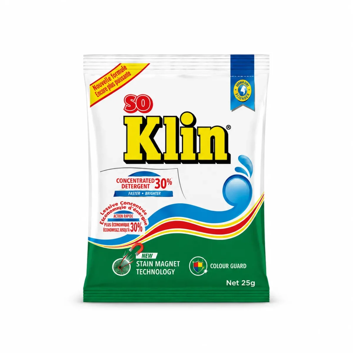 Détergent en poudre SO KLIN 25 g