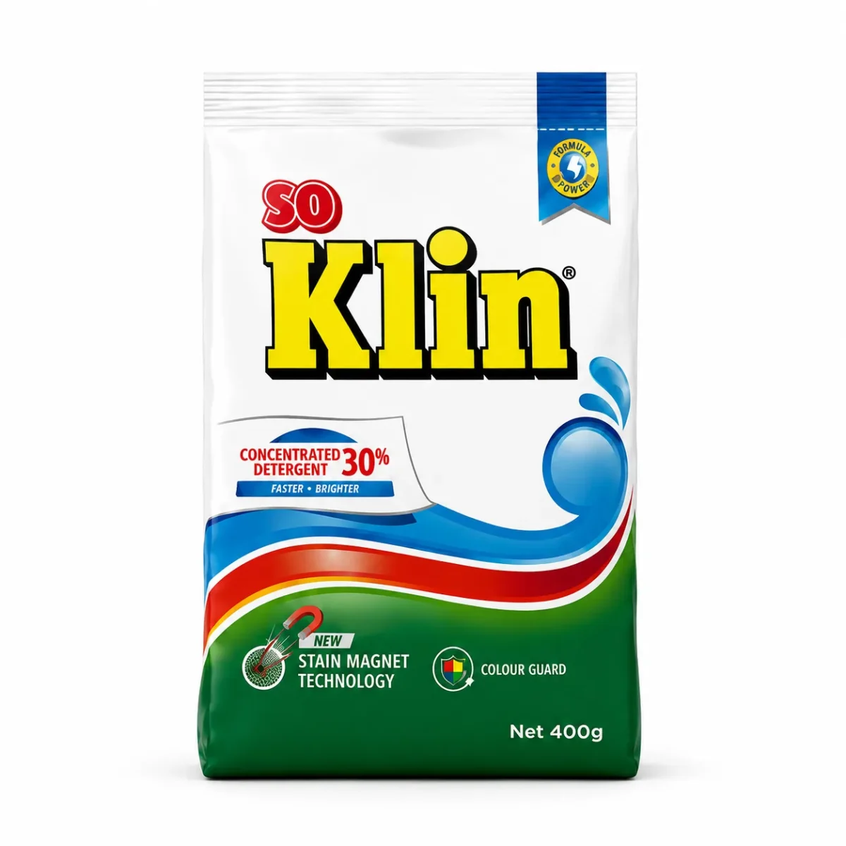Détergent en poudre SO KLIN 400 g